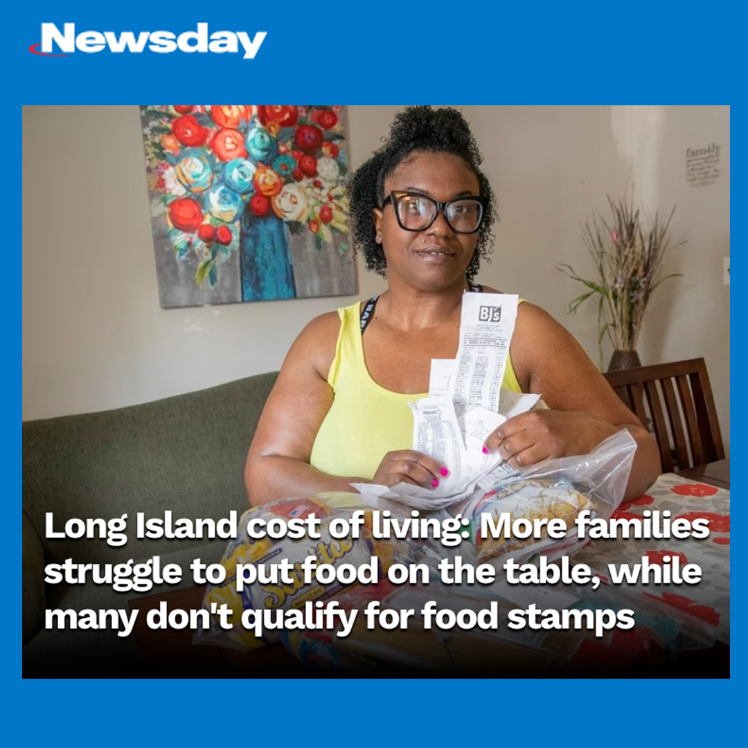 Long Island cost of living: More families struggle to put food on the table, while many don’t qualify for food stamps 