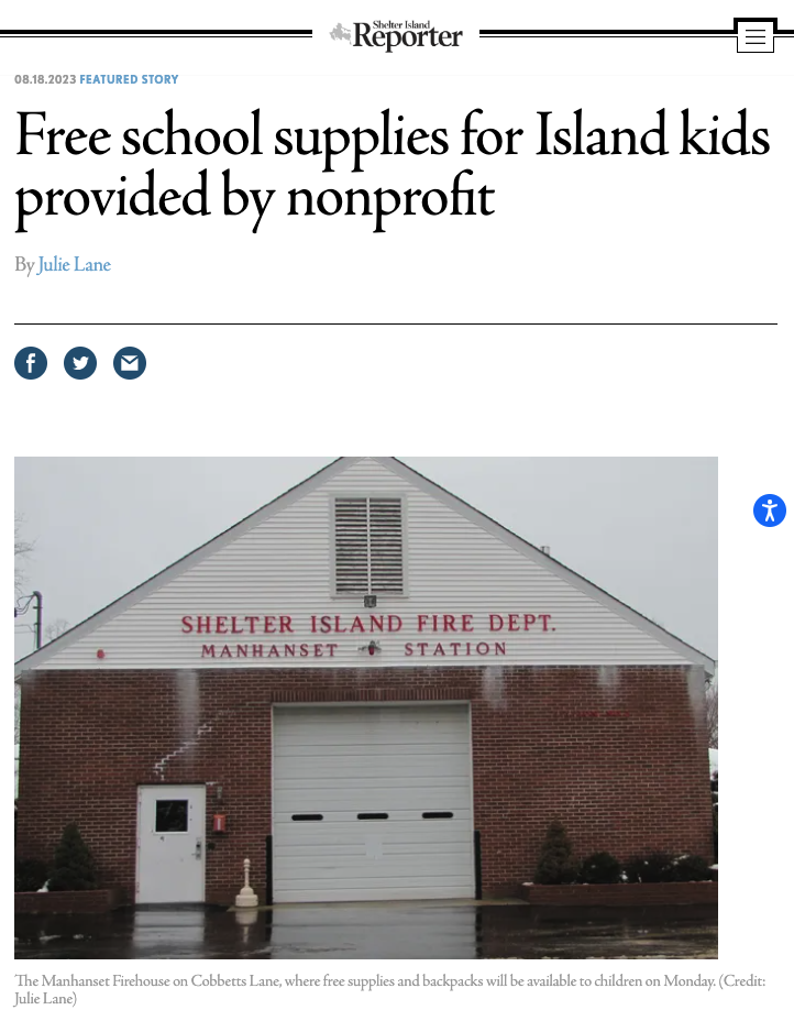 Free school supplies for Island kids provided by nonprofit